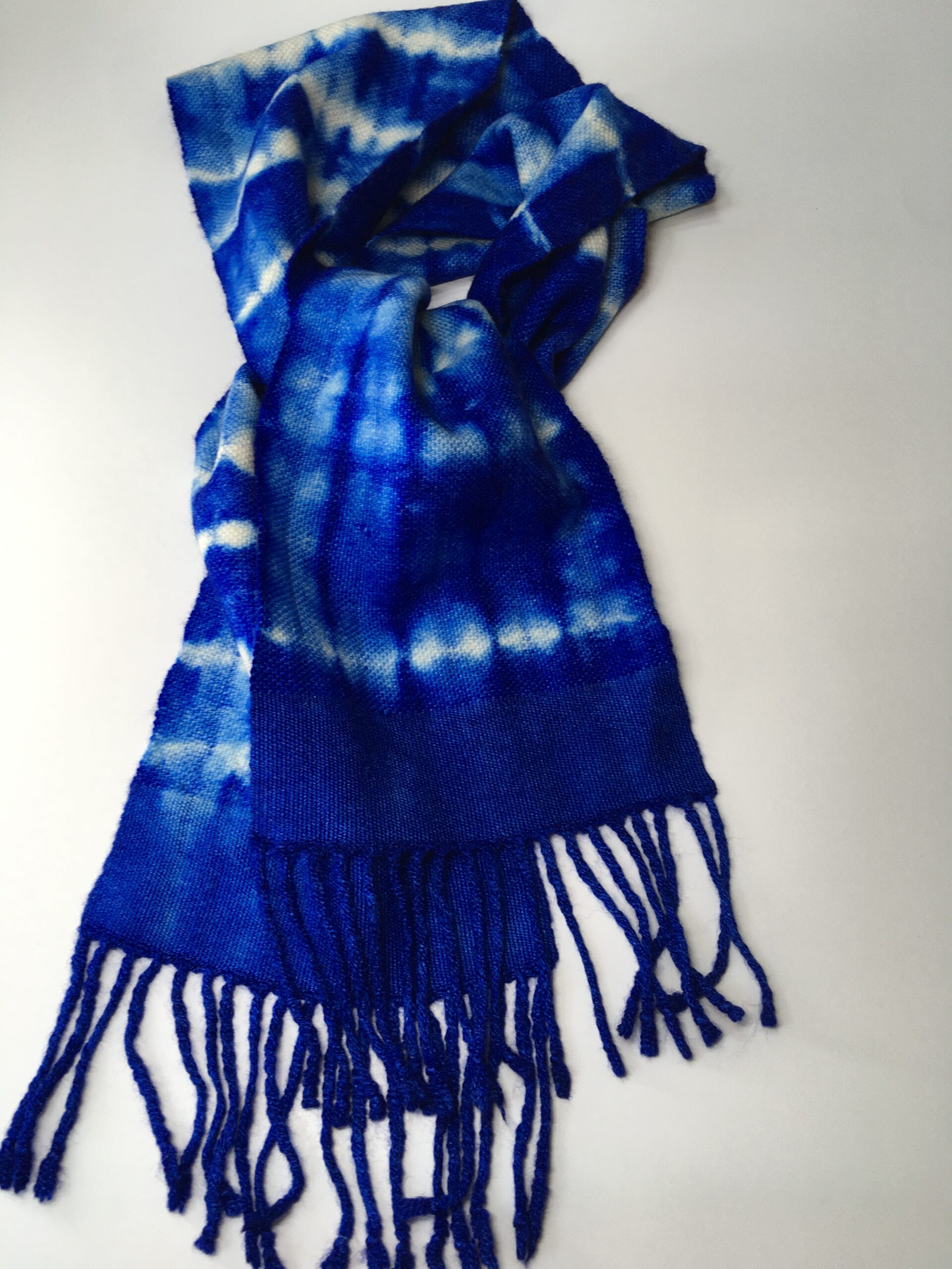 Handwoven and Dyed Scarf - Fiber - Fancy Findings