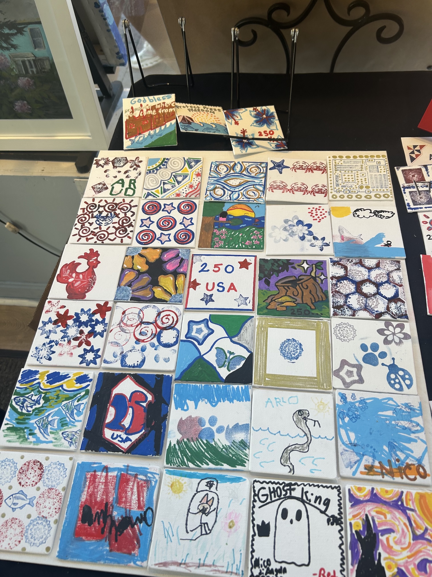 Community canvases laid out